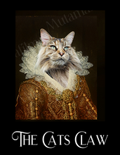 Load image into Gallery viewer, Royal Pet Portrait Style Personalised Swinging Custom made Hanging Pub and Bar Sign