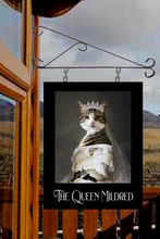 Load image into Gallery viewer, Royal Pet Portrait Style Personalised Swinging Custom made Hanging Pub and Bar Sign
