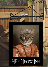 Load image into Gallery viewer, Royal Pet Portrait Style Personalised Swinging Custom made Hanging Pub and Bar Sign