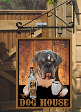 Load image into Gallery viewer, The Dog House own image Personalised Swinging Custom made Hanging Pub and Bar Sign
