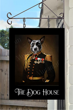 Load image into Gallery viewer, Royal Pet Portrait Style Personalised Swinging Custom made Hanging Pub and Bar Sign