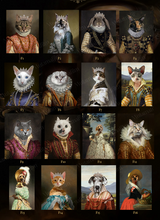 Load image into Gallery viewer, Royal Pet Portrait Style Personalised Swinging Custom made Hanging Pub and Bar Sign