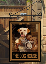 Load image into Gallery viewer, The Dog House Historic Style 1 personalised Swinging Custom made Hanging Pub and Bar Sign Various sizes