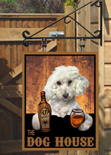 Load image into Gallery viewer, The Dog House Various Breeds Personalised Swinging Custom made Hanging Pub and Bar Sign Various sizes