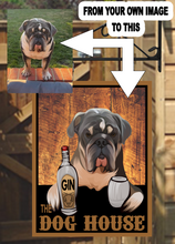 Load image into Gallery viewer, The Dog House own image Personalised Swinging Custom made Hanging Pub and Bar Sign