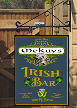 Load image into Gallery viewer, The Irish Jig Bar personalised Swinging Custom made Hanging Pub and Bar Sign Various sizes