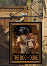 Load image into Gallery viewer, The Dog House Historic Style 1 personalised Swinging Custom made Hanging Pub and Bar Sign Various sizes