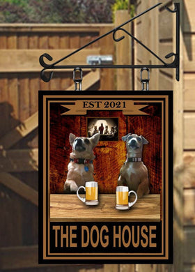 Dog House Bar Swinging Sign