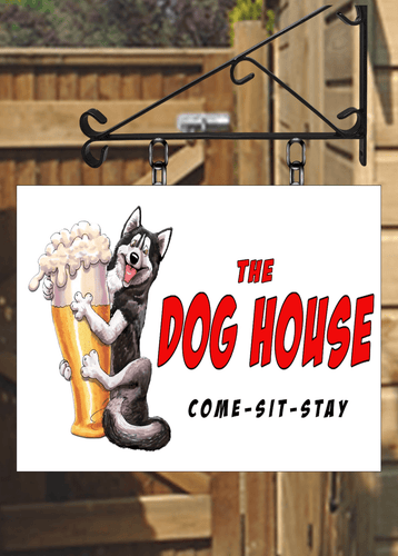 Dog House beer Design Bar Sign
