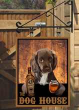 Load image into Gallery viewer, The Dog House own image Personalised Swinging Custom made Hanging Pub and Bar Sign
