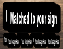 Load image into Gallery viewer, Matched Mats and Runners with any of our signs