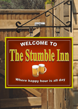 Load image into Gallery viewer, The Original personalised Hanging Pub and Bar Sign Various sizes