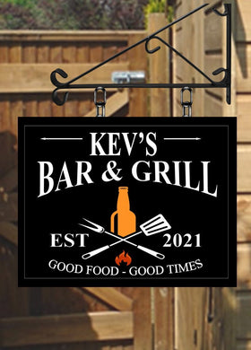 Personalised Hanging Bar Sign