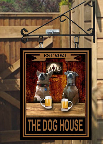 Dog House Bar Swinging Sign