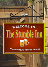 Load image into Gallery viewer, The Original personalised Hanging Pub and Bar Sign Various sizes
